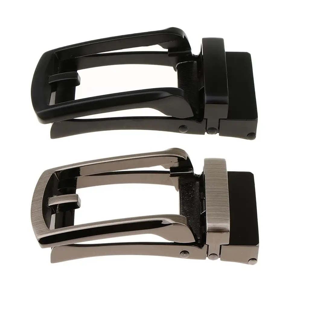 1 Piece Men Fashion Simple Automatic Alloy Belt Buckle Replacement Ratchet Slide Belt Accessories DIY Leather Craft Accessories