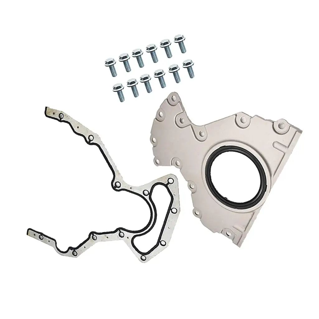 Rear Main Seal Kit 12559287 12639250 12633579. Gaskets. W/Cover .Seal Plate Gaskets. Fit for  GMC 4.8L 6.0L 5.3L 6.2L