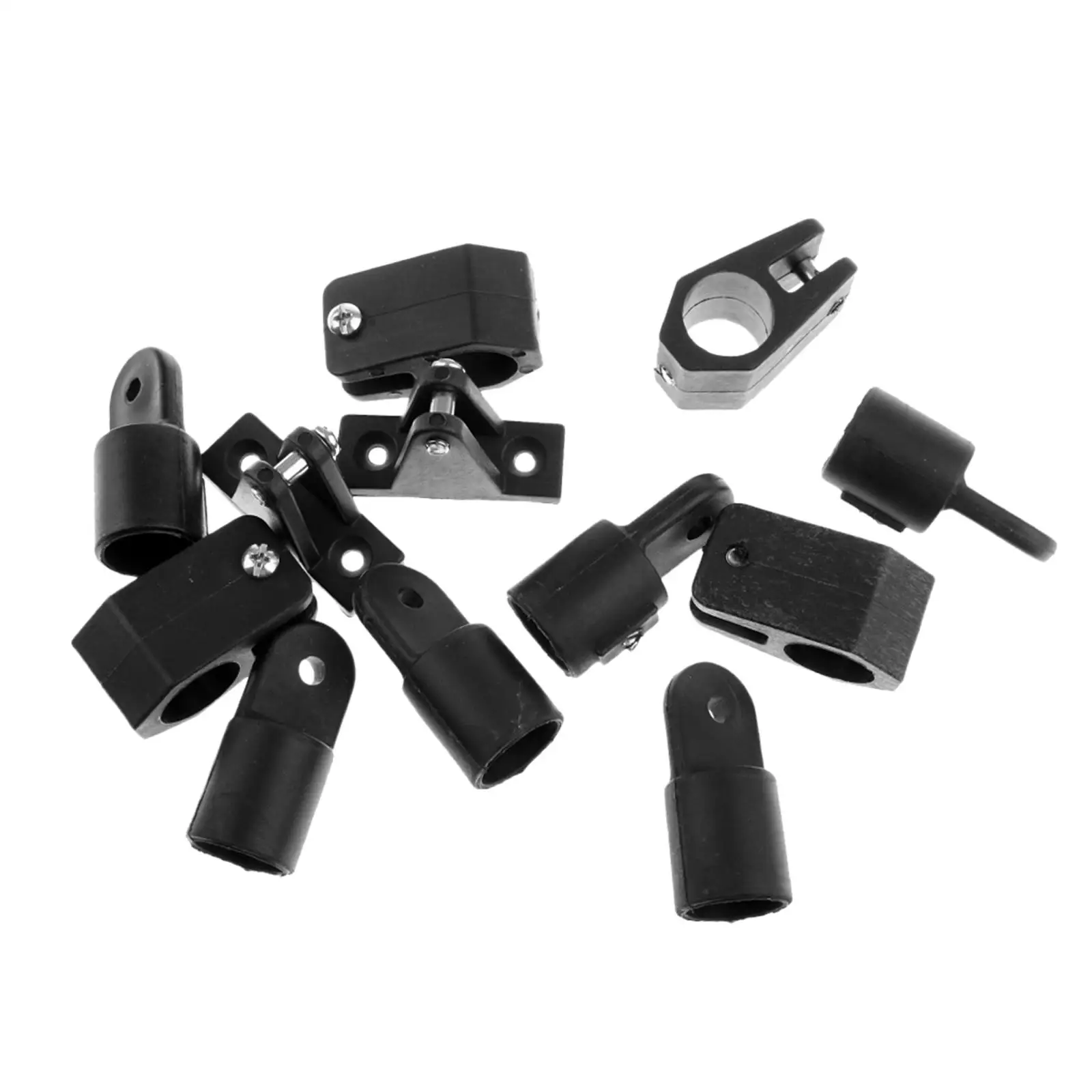 12pcs Nylon Marine Boat Bimini Top Fittings - Eye End   + Jaw Clamp