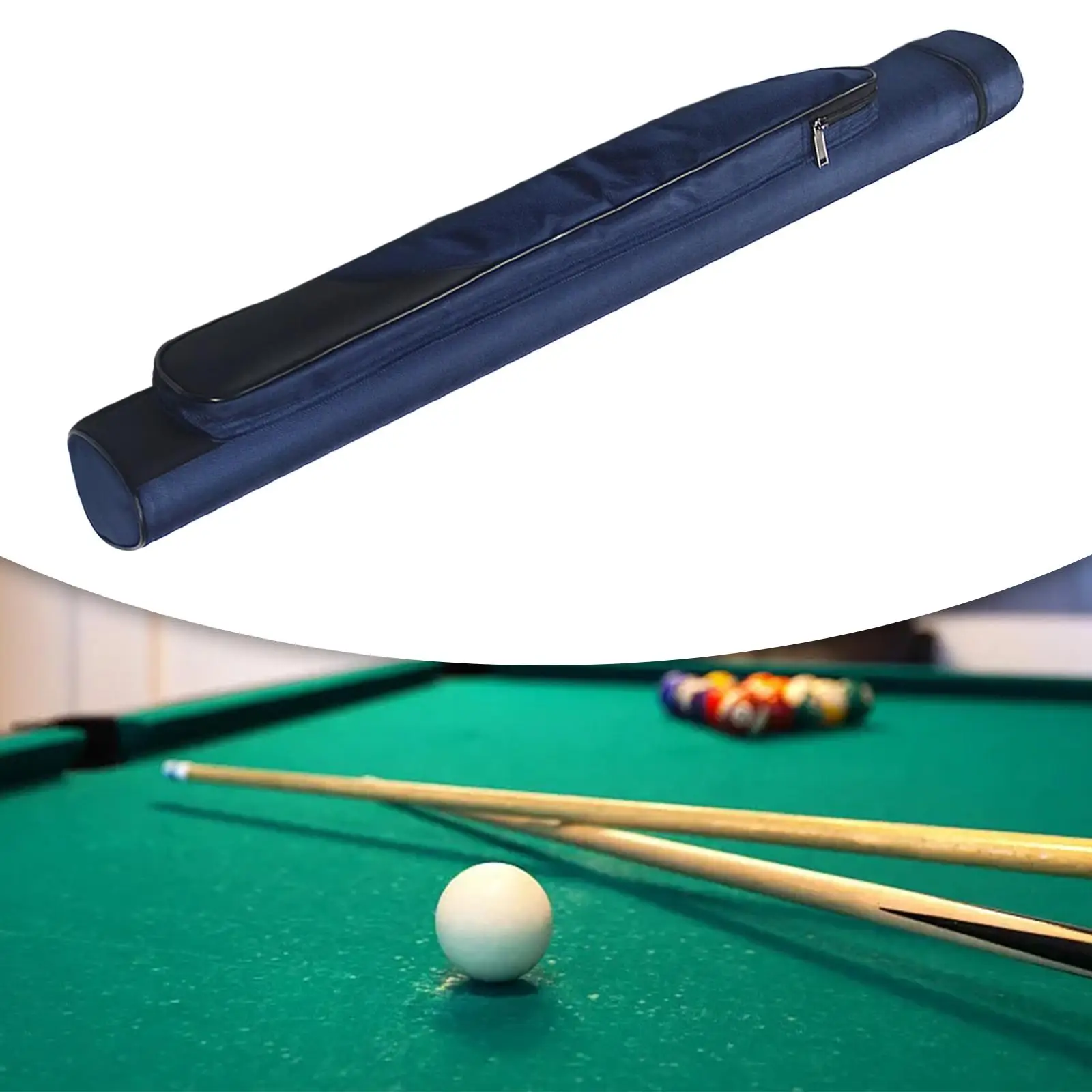 Pool Cue Cases Durable Lightweight with Shoulder Strap Container 4 Holes Billiard Pool Cue Stick Carrying Bag Pool Cue Carrier