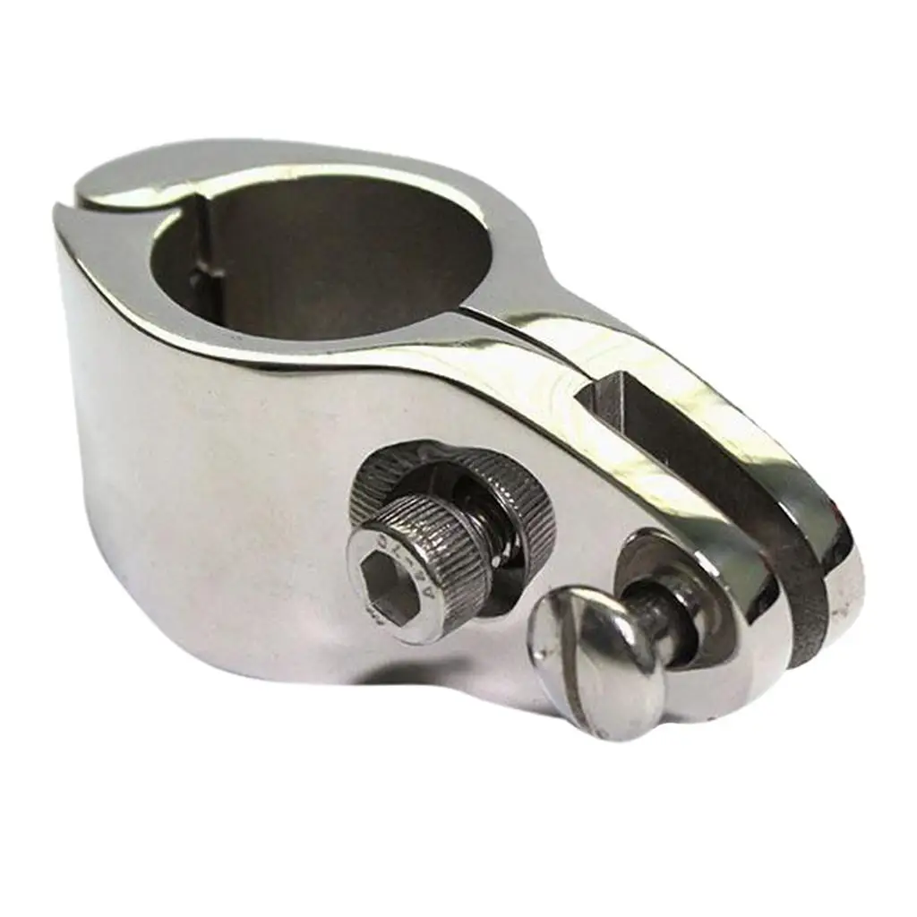 3x Stainless Steel Marine Canopy Fitting Tube Clamp for Marine Boat Yacht 1