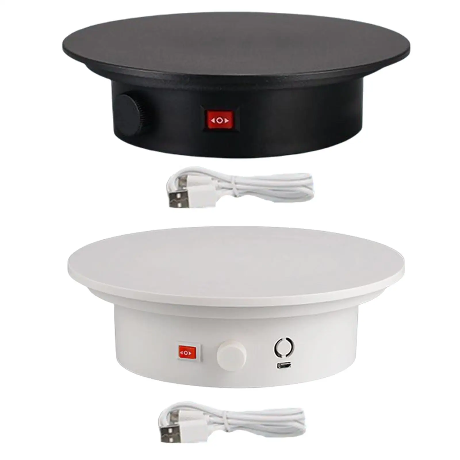 Electric Rotating Turntable 20cm Display Table for Electronic Products Cake