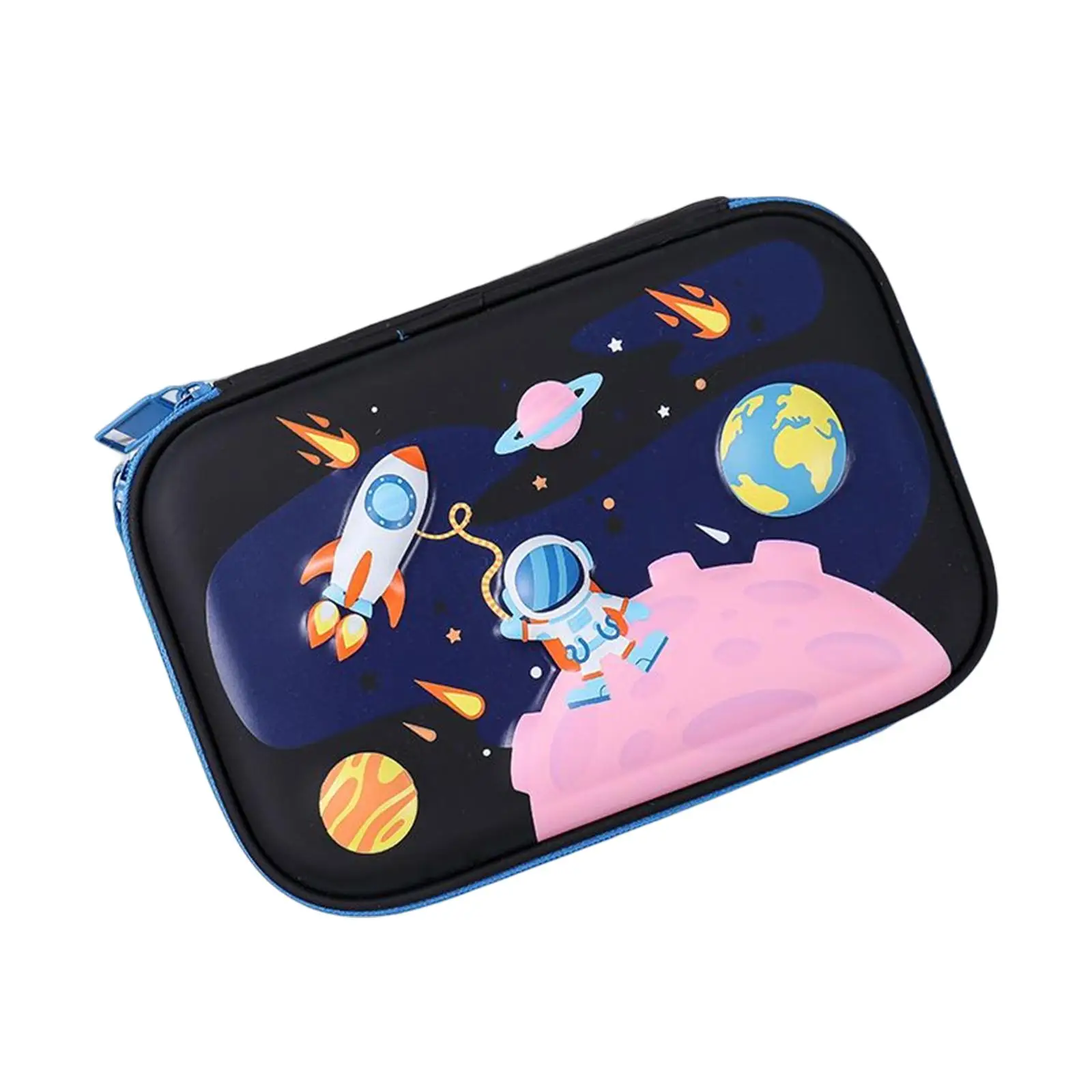 Astronaut Pencil Bags Pen Bag Stationery Organizer Portable Stationery Box Storage Pouch for Children Birthday Gifts