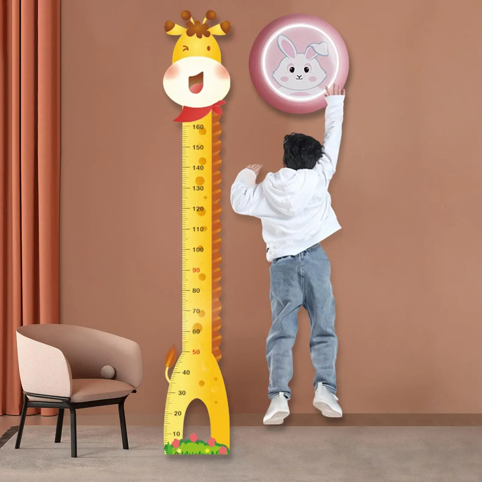 Touch Jump  Height Touch Device, Wall Mounted Training  Voice Report Children Toy for Kindergarten 