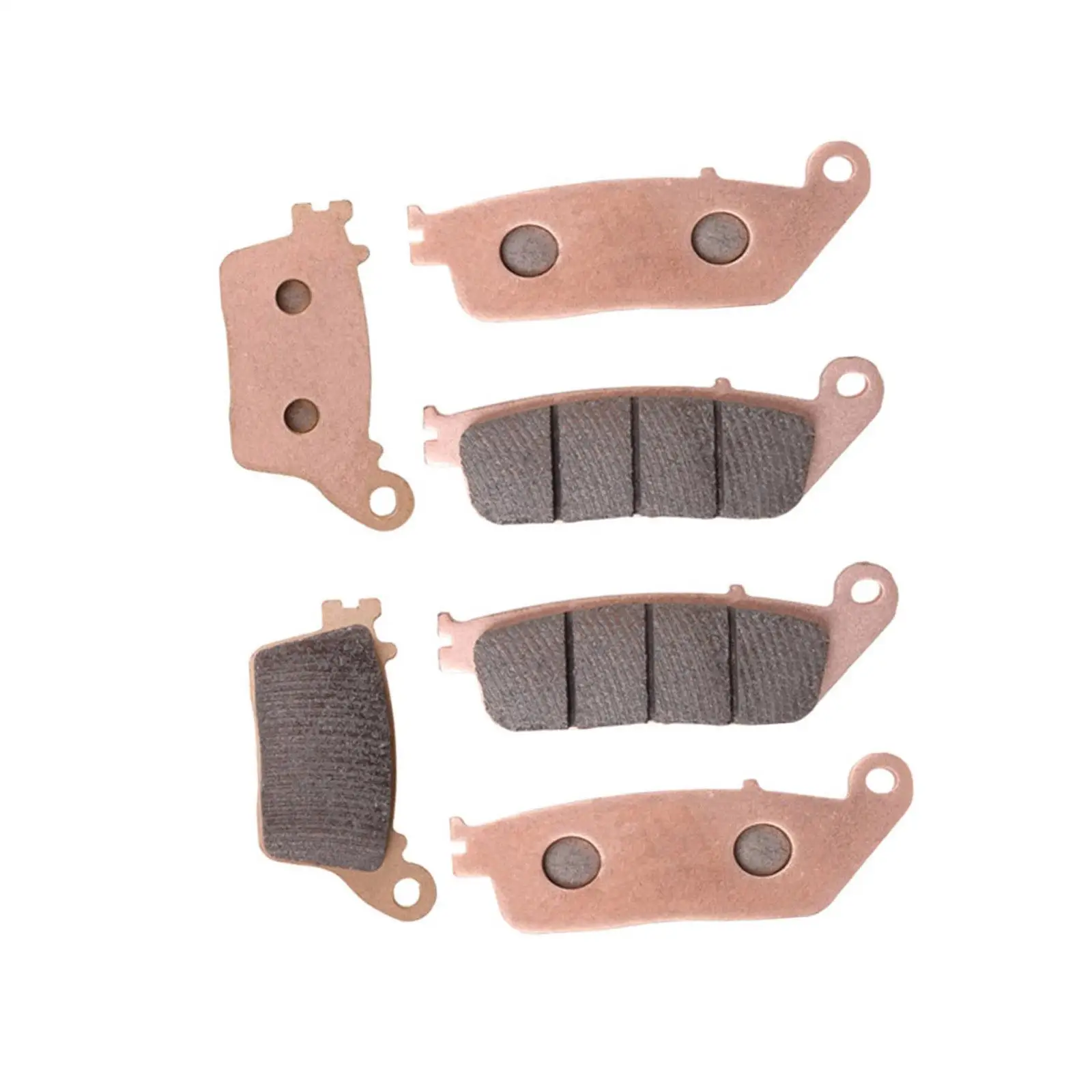 6 Pieces Front and Rear Brake Pads Motorcycle Replacement Part for Honda CB600 F7 F8 F9 Fa FB FC Hornet CBR600 FB FC Sturdy