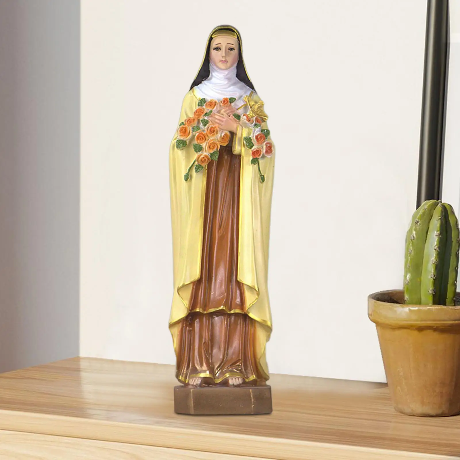 Saint Therese Figure Christmas Decoration Catholic Statue for Livingroom