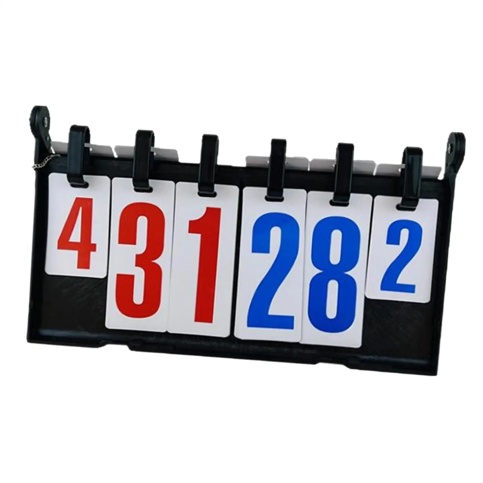 Tabletop Scoreboard 6 Digital Score Keeper Professional for Basketball Soccer Team Games Indoor Outdoor Sports Volleyball