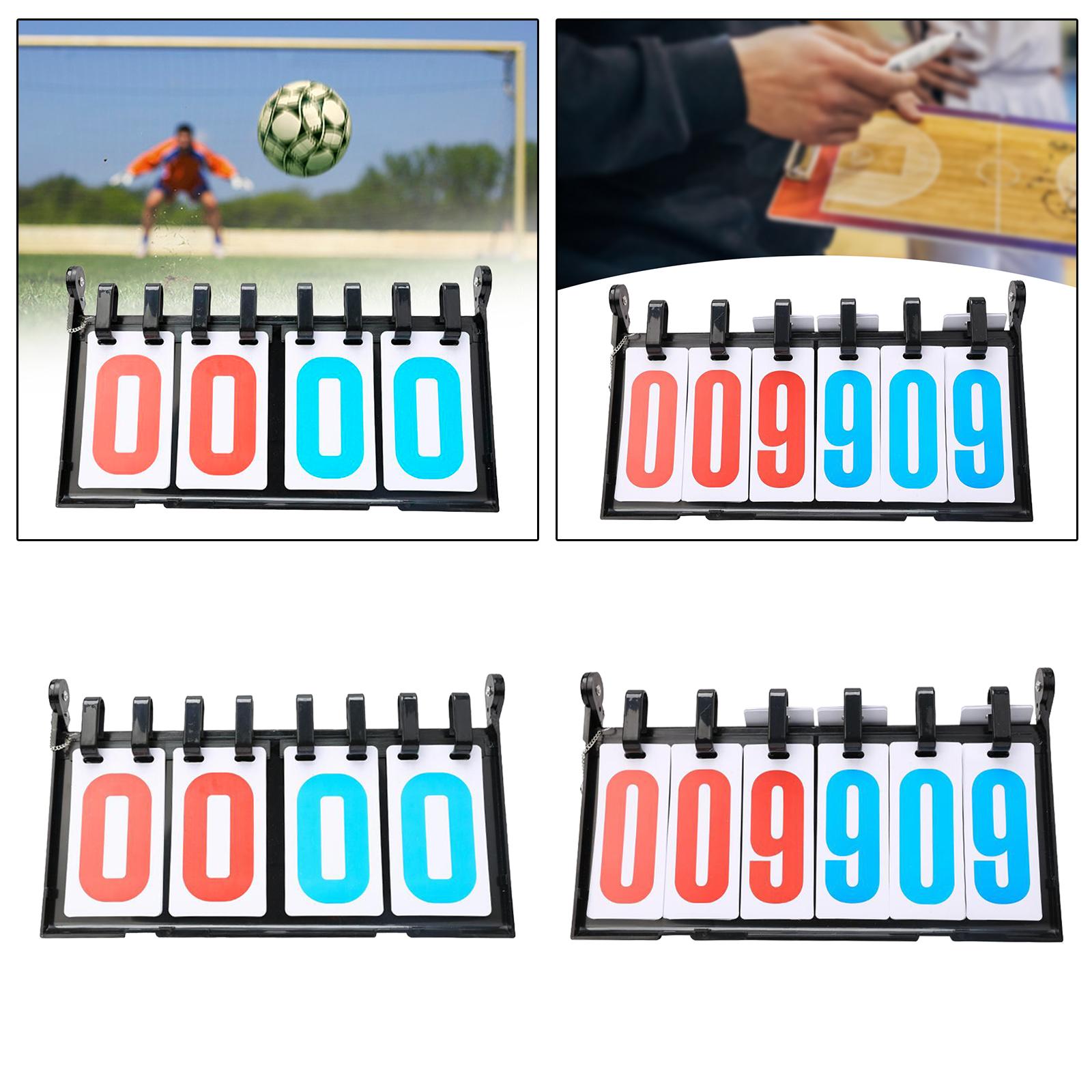 Table Top Scoreboard Score Keeper Score Board for Games Volleyball Baseball