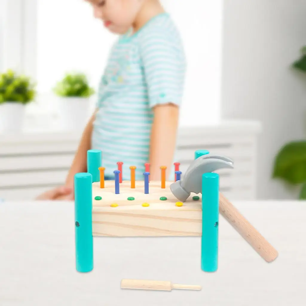 Montessori DIY -Peg Thinking Multifunctional Kids Early Interaction