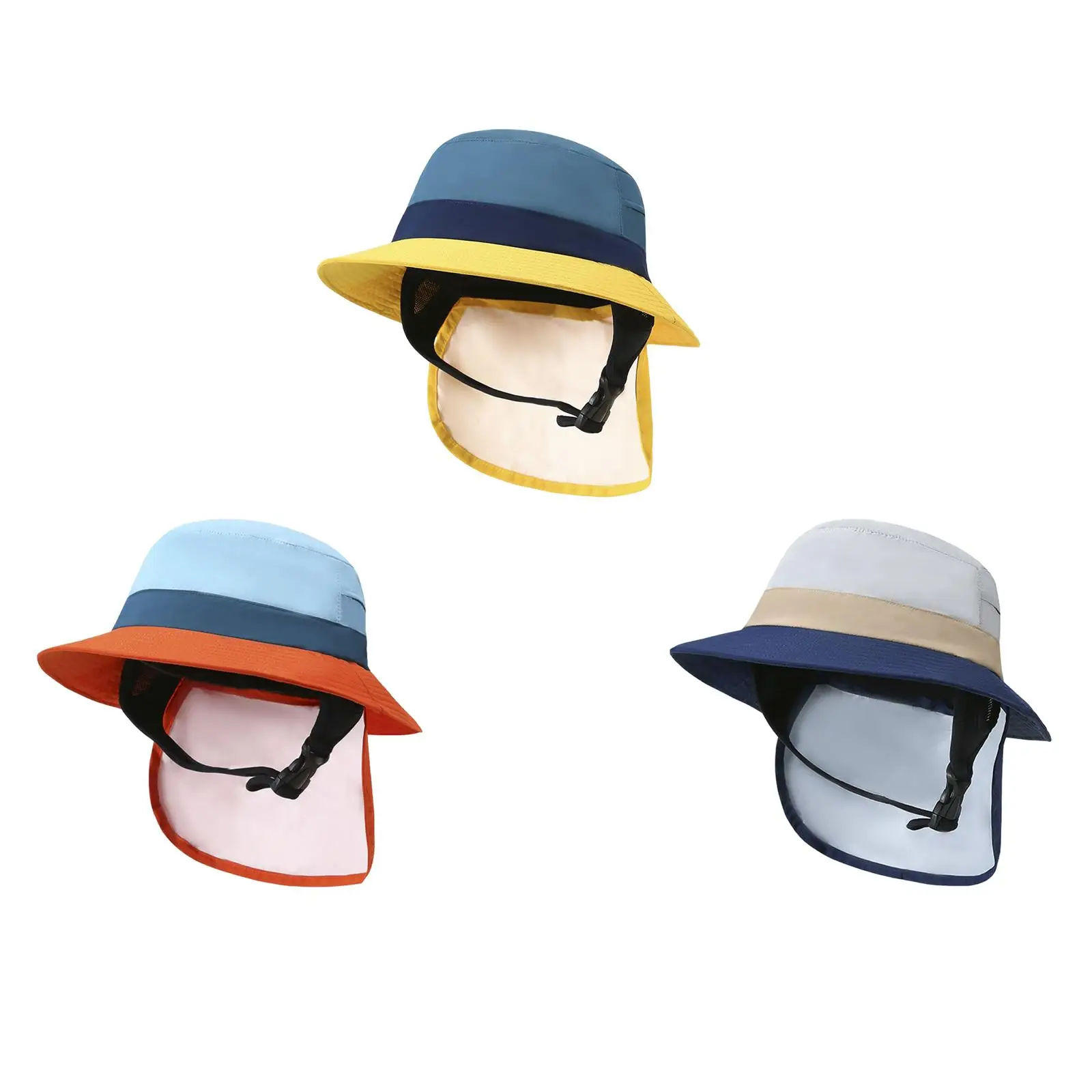 Surf Bucket Hat Protection Wide Brim for Boating Beach Men Women Teens