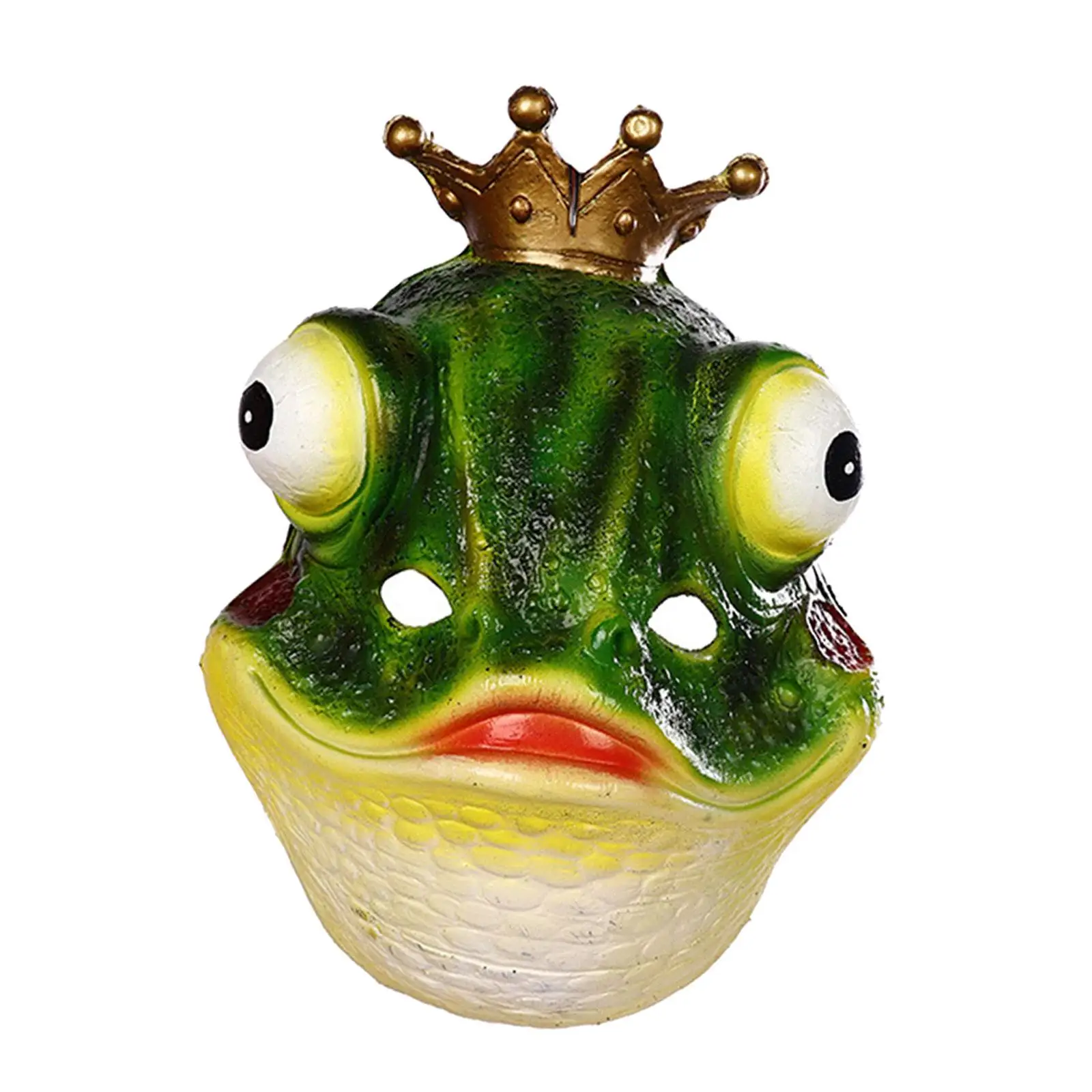 Frog Mask Cosplay Costume Props Headgear Adults Novelty Masquerade Mask Animal Mask for Festival Prom Night Club Party Halloween
