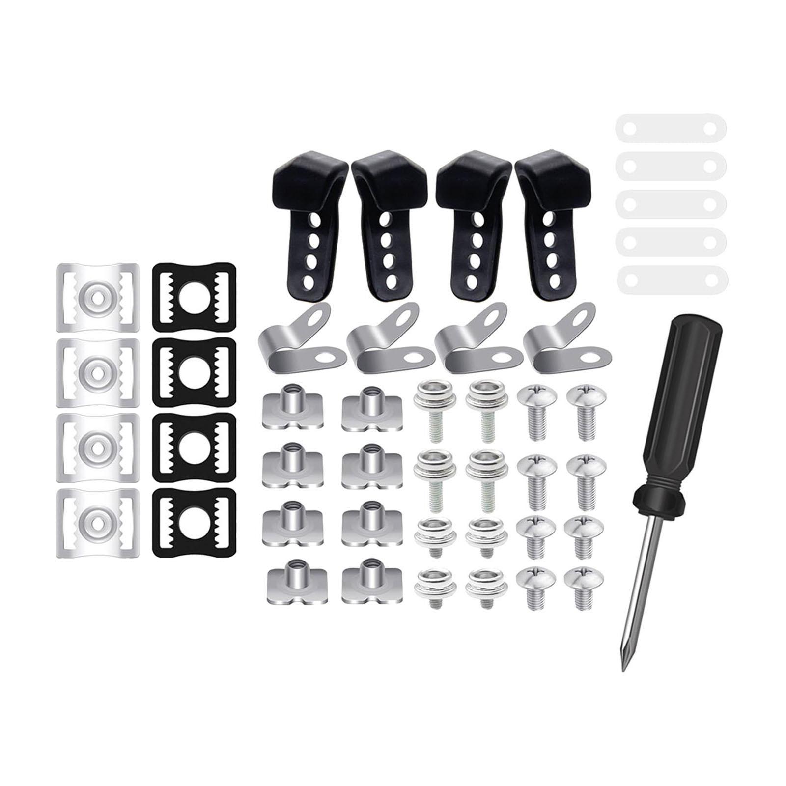 Ice Hockey Visor Hardware Kit Screw Washers Nuts Replacement Safety Hockey Equipment Accessories Fixings Back up Hardwares