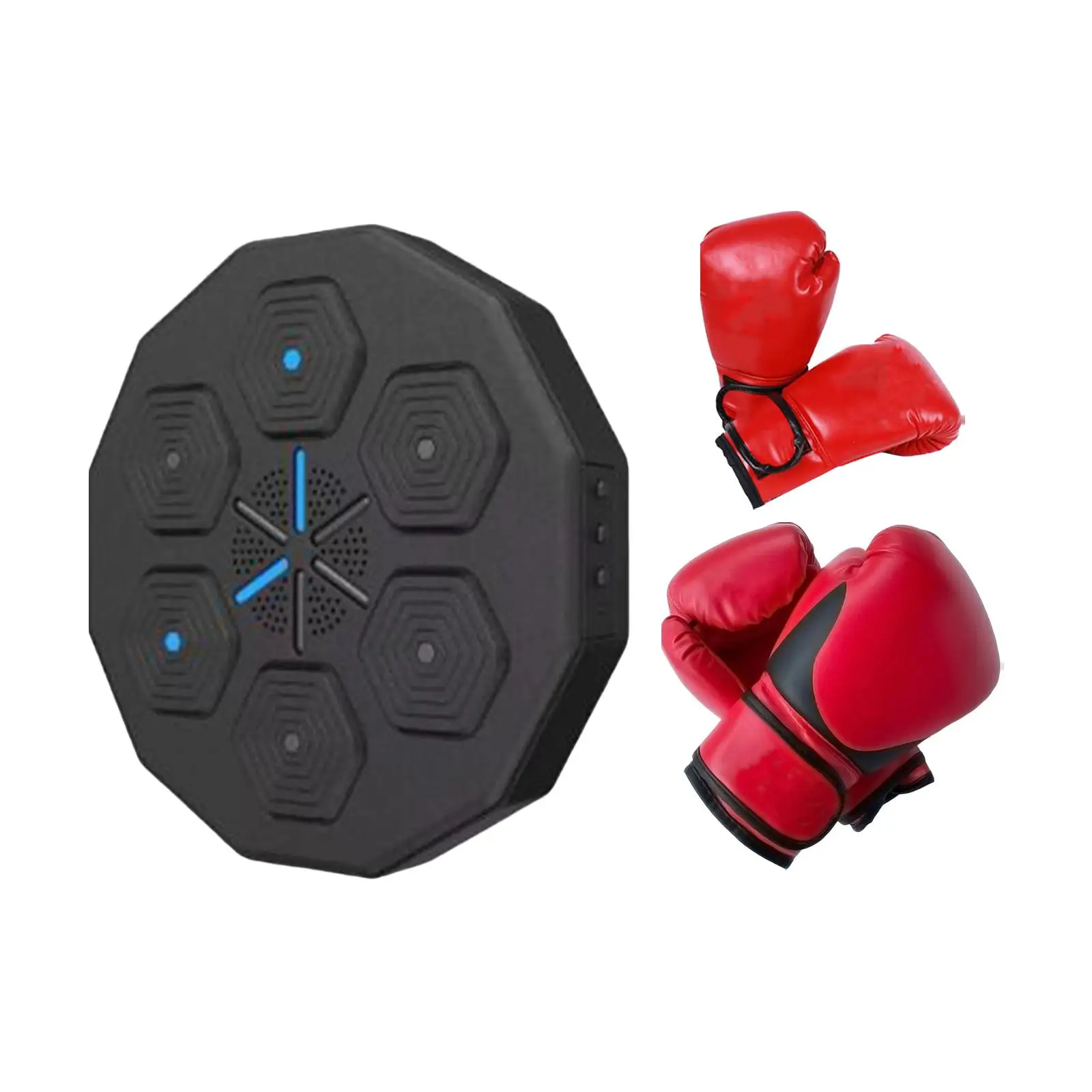 Music Boxing Wall Target Kids Adults Boxing Trainer Training Equipment with Gloves Punching Pad Boxing Machine for Exercise Home