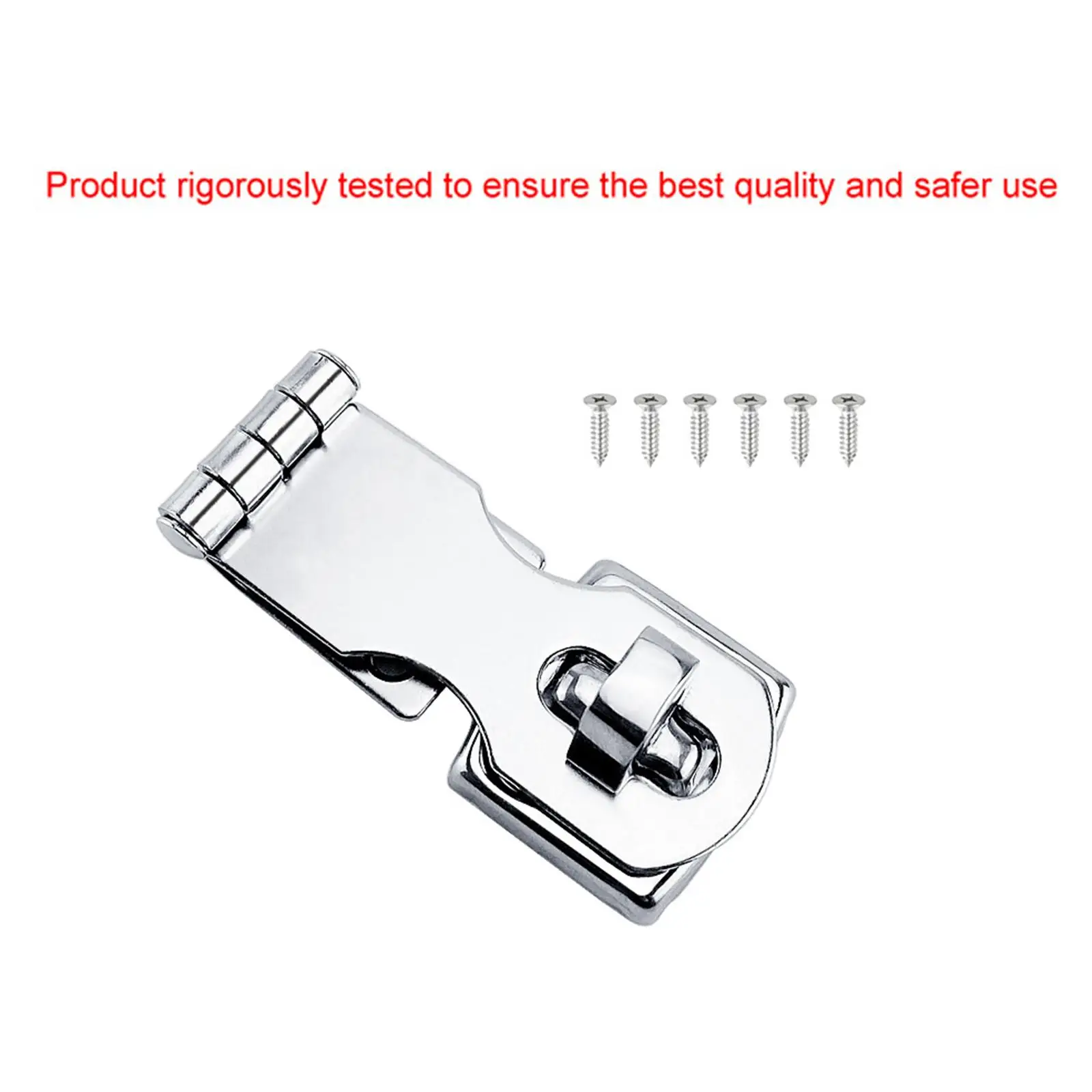 1Set Marine Boat Swivel Eye Locking Hasp Latch Safety with Screws Universal