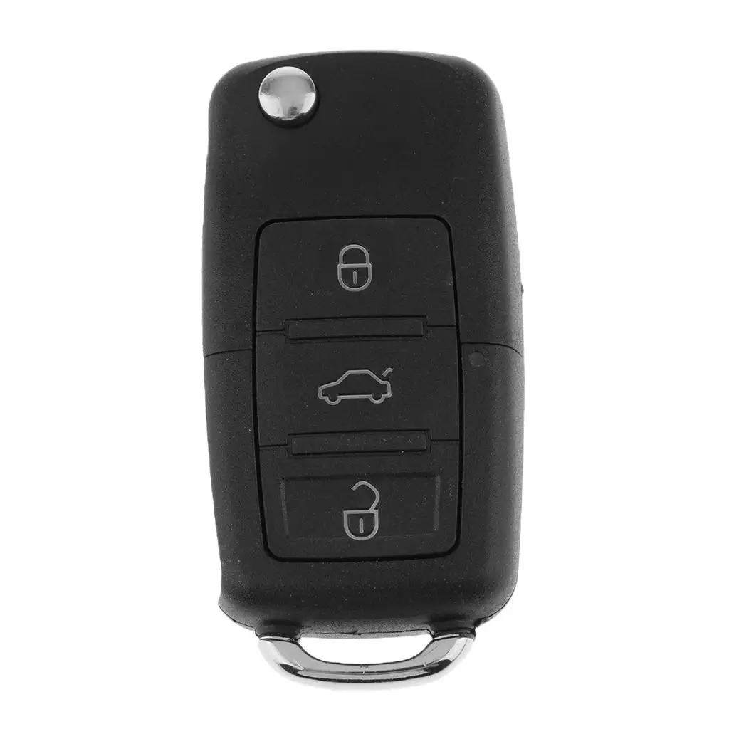 3 Buttons Car Flip Remote Key ID48 Chip Uncut Blade for 2002-2005 Part Number:1J0959753AH