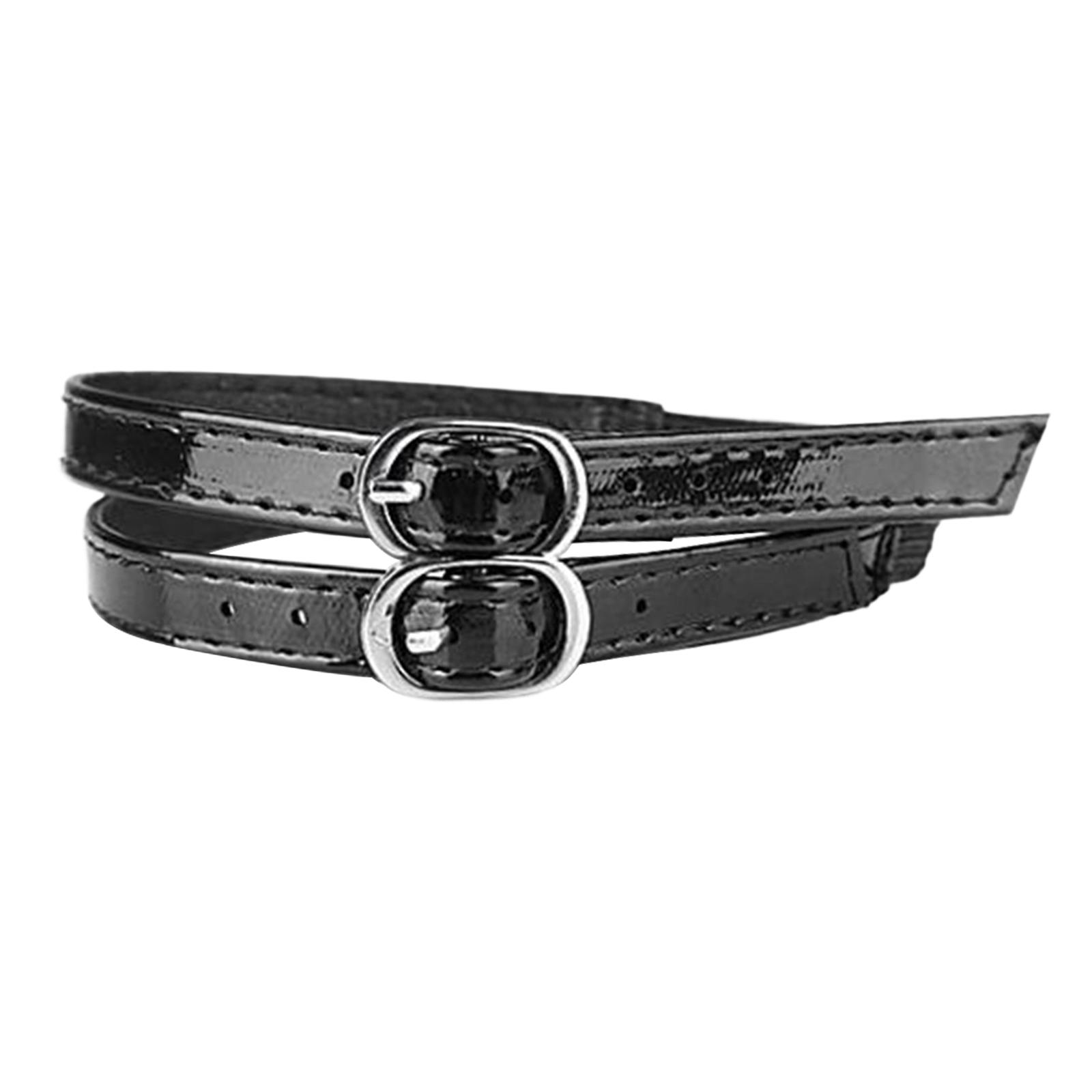 2 stücke Schuh Strap Leder Ankle Krawatte Schnürsenkel Flexible Ersatz Gürtel für – Detail 2