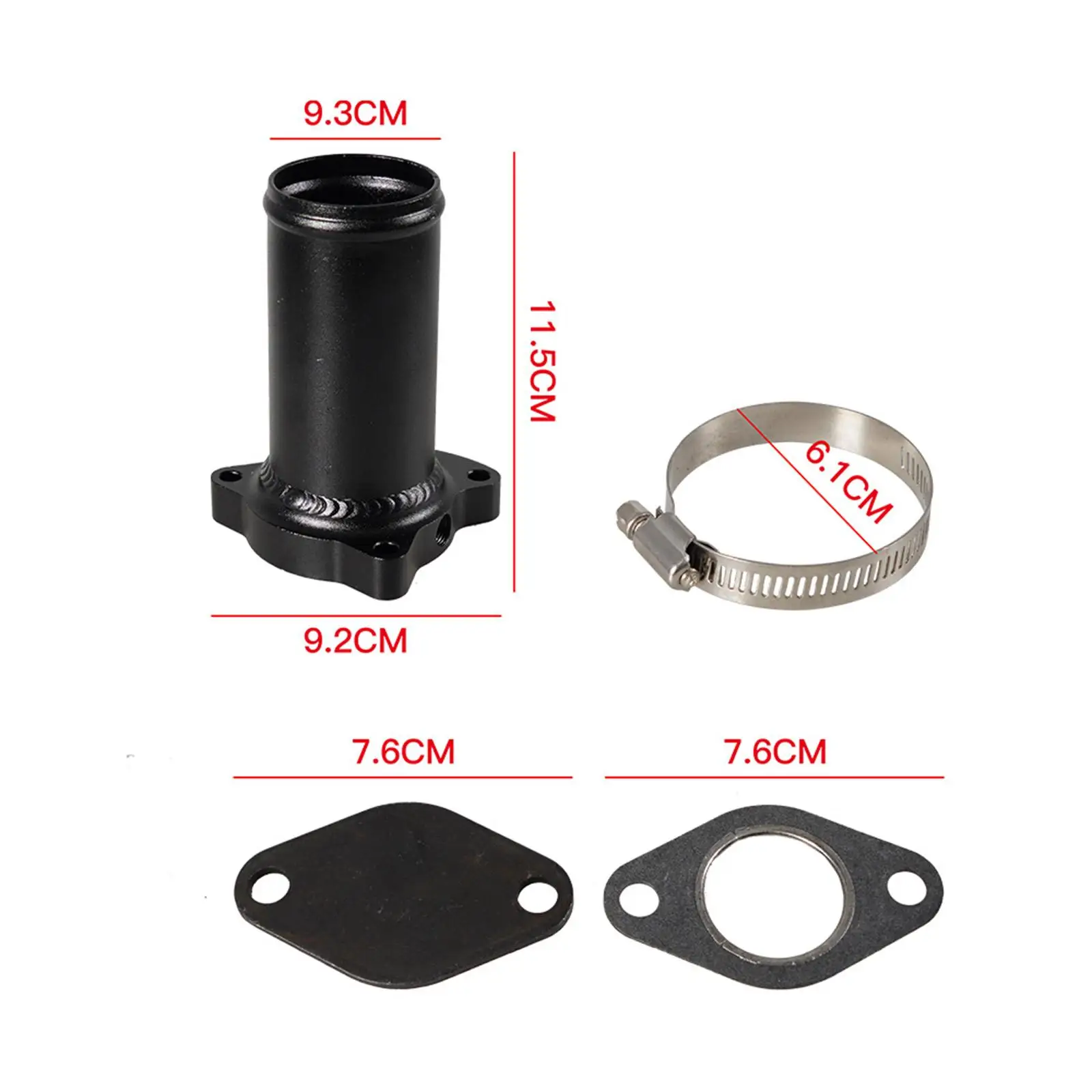 Car Exhaust Pipe Circulation Valve Fits for 1.9 8V Tdi Ve 90 110 Professional Aluminum Alloy Accessories Spare Parts