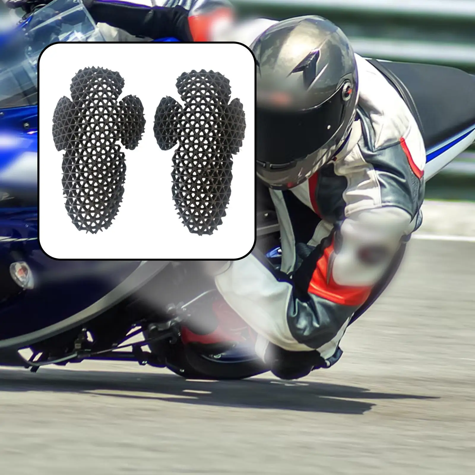 2 Pieces Motorcycle Jacket Black Replacement Racing Outdoor Cycling Elbow Guard EVA Elbow Pads Elbow Protector Insert Pads