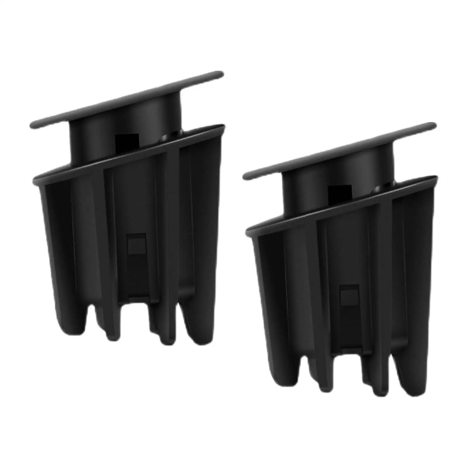 2Pcs Storage Hooks Front Trunk Tote Grocery Bag Saving Black