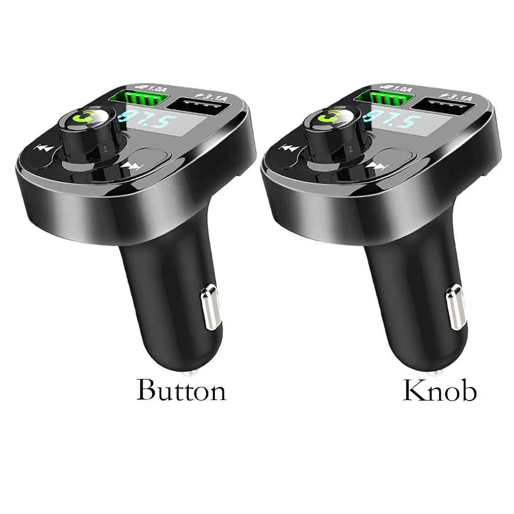 Car Bluetooth FM MP3 Music Player Audio Adapter Support USB Drive