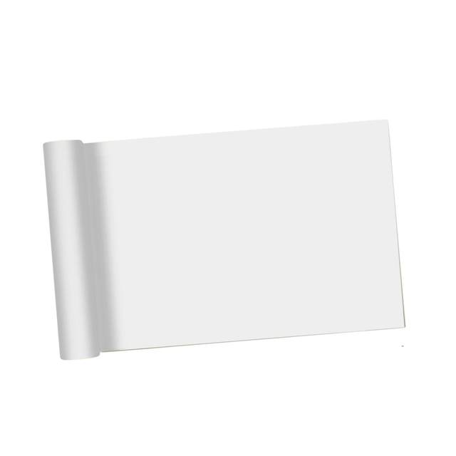 White drawing paper