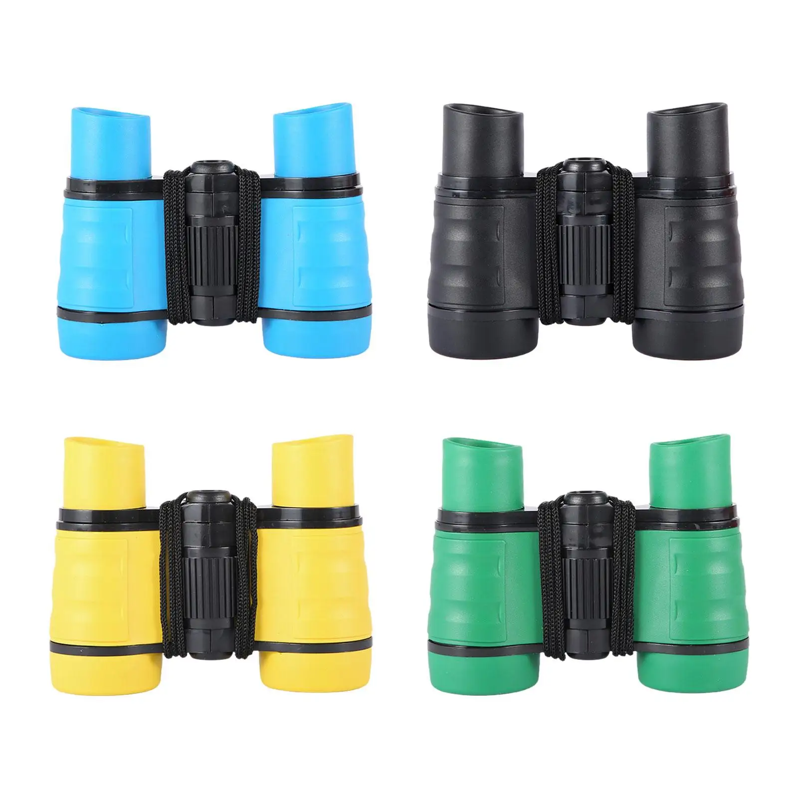 Kids Binoculars Toy 4x30 Bird Watching Telescope Jungle Binoculars Toy for Hunting Camping Presents Science Party Favors