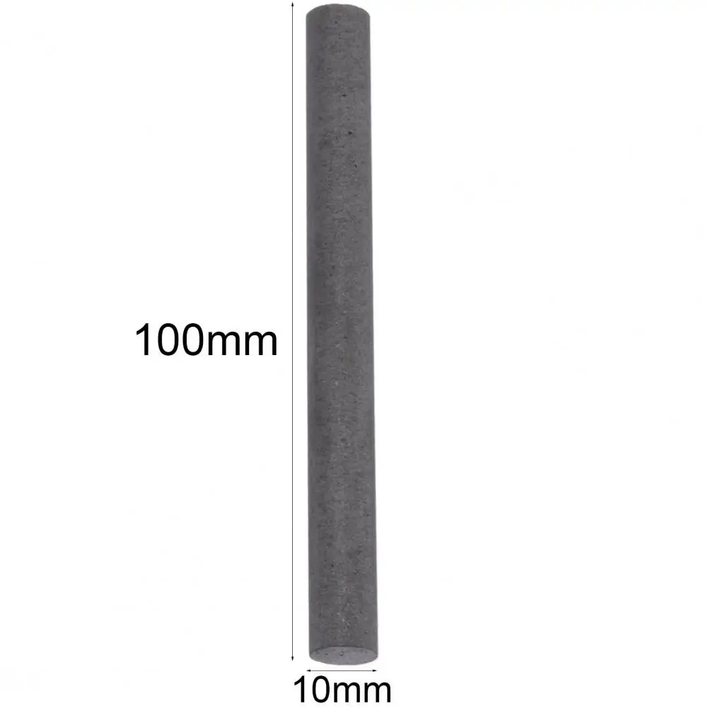 5Pcs 10 x 100mm Graphite Rod Welding Materials Professional Graphite Welding Electrode Cylinder Rods Bars for Workshop stainless filler rod
