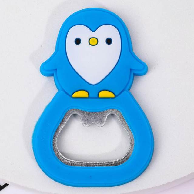 Reheyre Cartoon Animal Bottle Opener - Creative Shape, One-key Open,  Plastic Cute Cat Can Opener with Fridge Magnet Decor Party Accessories  (2Pcs)