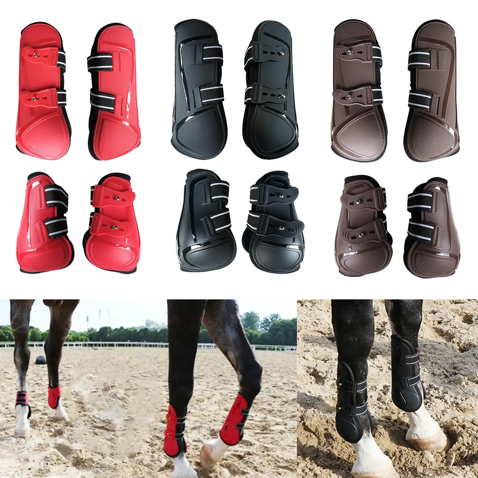 1 Tendon Boots Front/Hind Legs Riding Competition