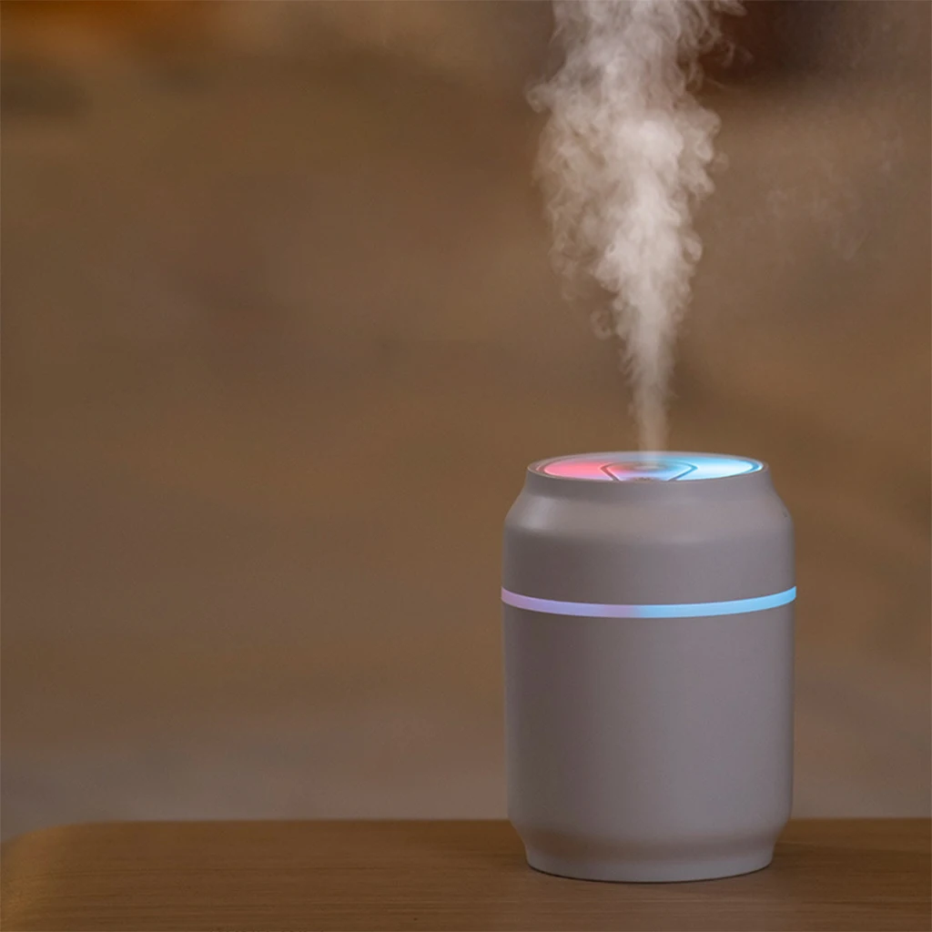 200ml   Essential  - Portable Mini USB  Mist  Humidifier with Colorful Night Light,Auto Shut-Off
