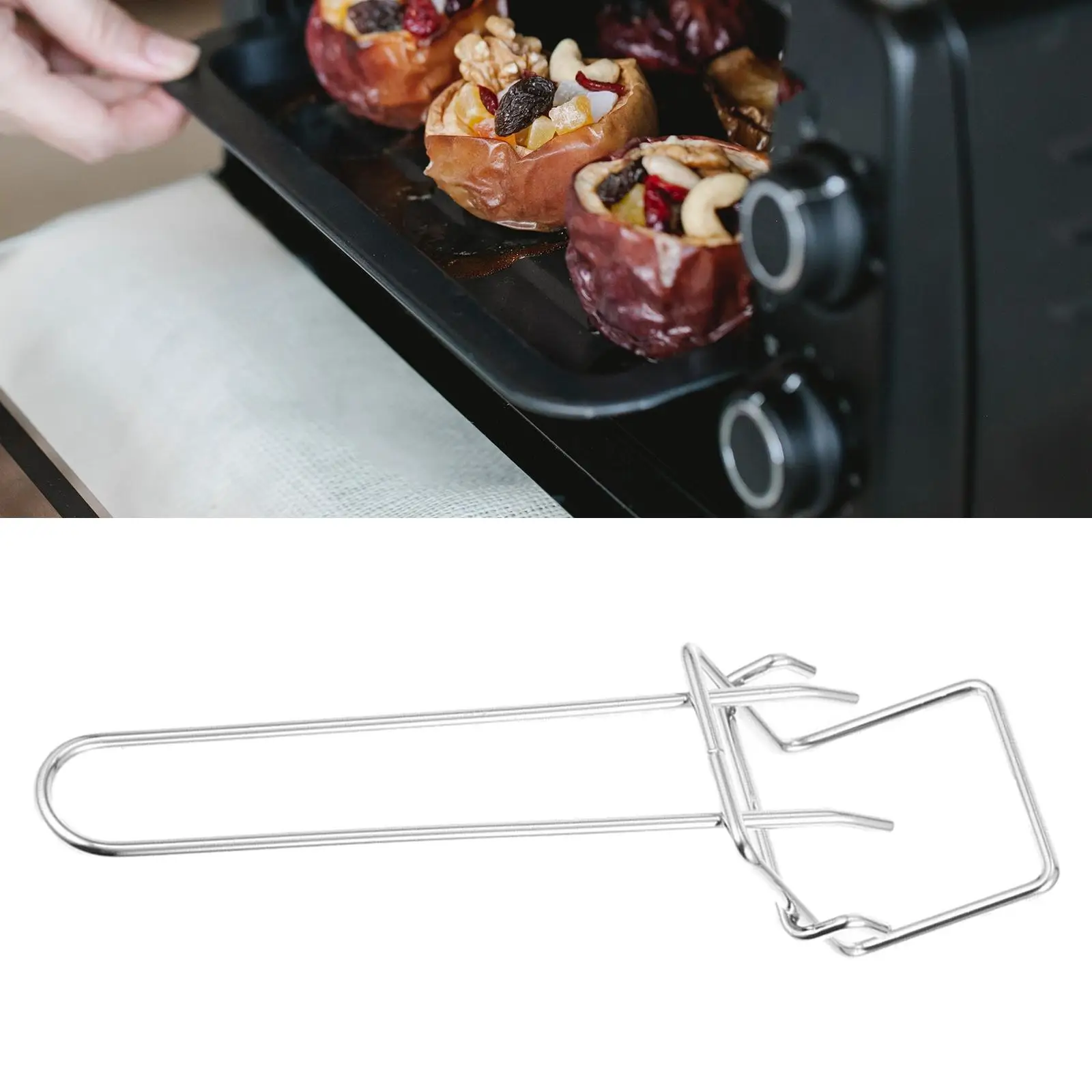 Tongs Convenient Anti Scald Pan Stainless Steel Pot Practical Bowl Clip Bowl Clamp Holder Hot Plate Gripper for Kitchen Cooking