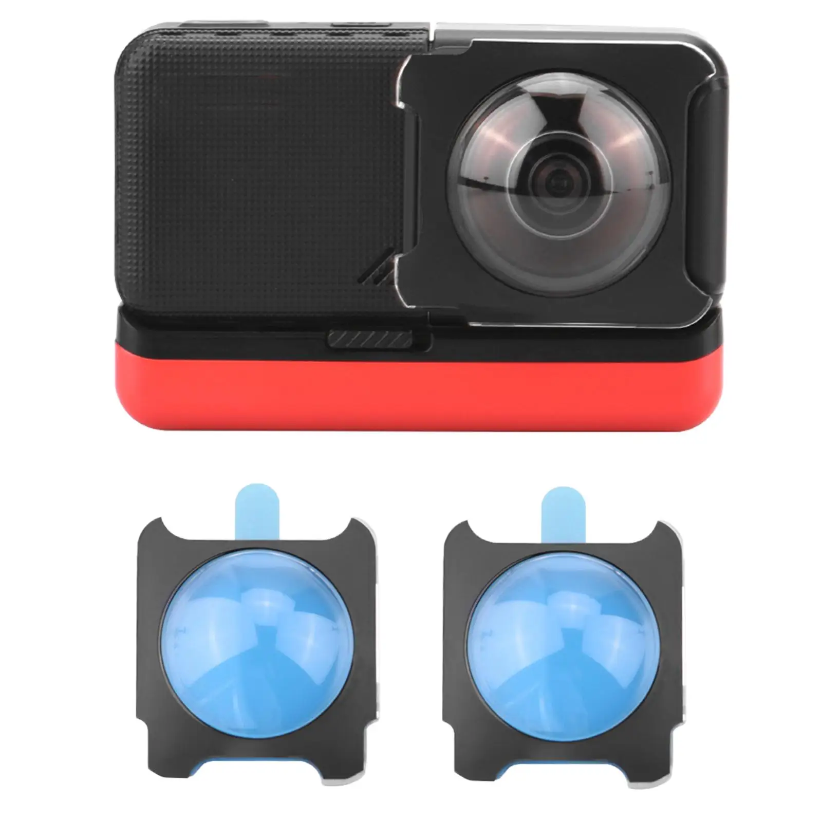 2Pcs Panoramic Lens Protector Lens Guards Caps for/R Camera Accessories clearly recover shooting colors of the lens;