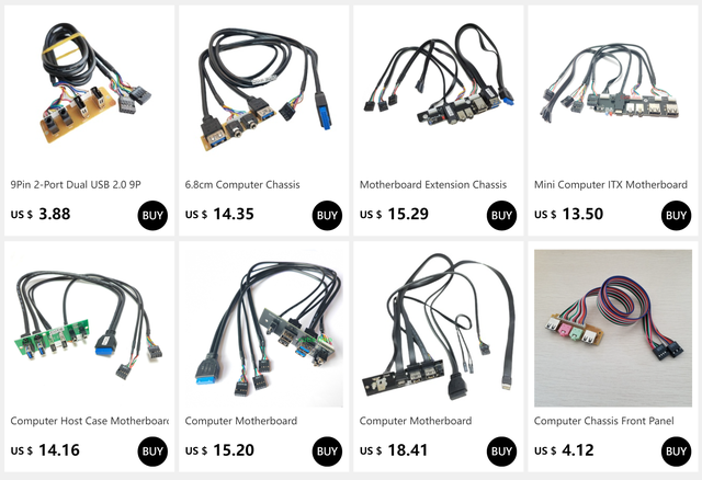 8Pin To 2-port 8p 6pin Mainboard PCI-E Independent Graphics
