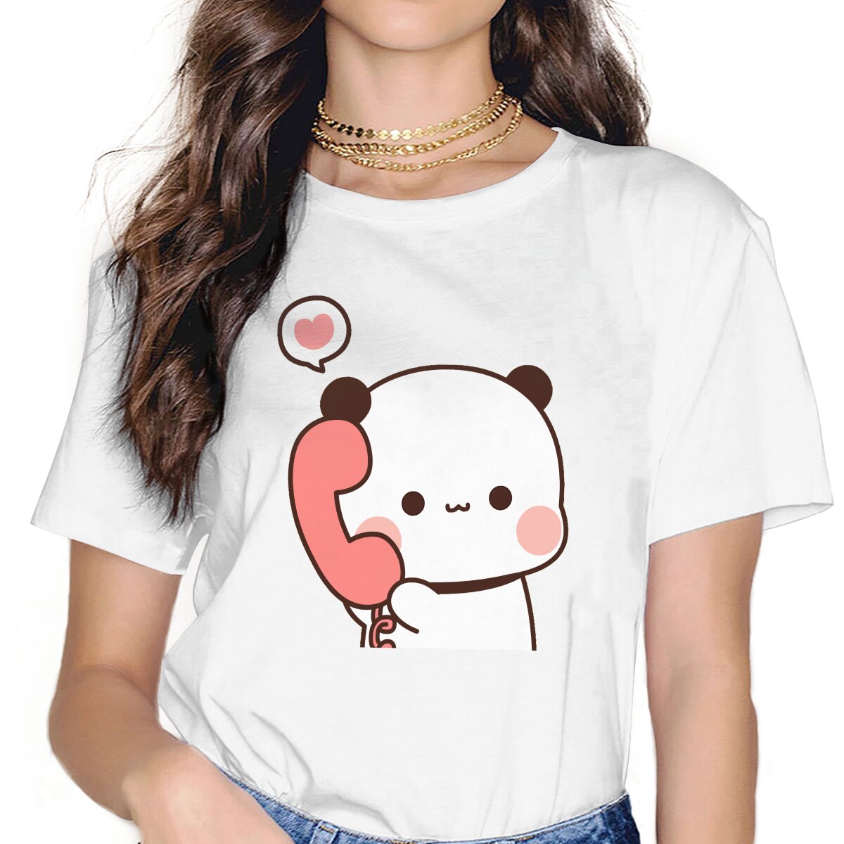 Dudu, Camiseta gráfica Y2K Meninas, Camiseta feminina