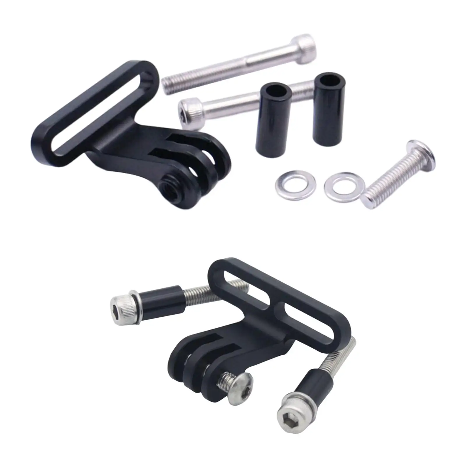Out Front Mount for Bike Camera Bikes Handlebar Extended Mount Action Camera Holder Cycling Bracket Mounts Aluminium Alloy