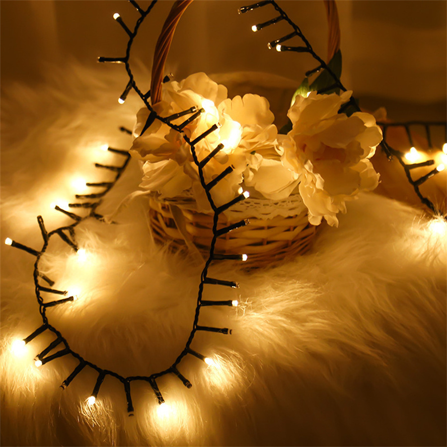 30M 1500LEDs Christmas Garland String Lights 8 Modes Outdoor Waterproof Fairy Lights for Garden Party Wedding New Year Decor