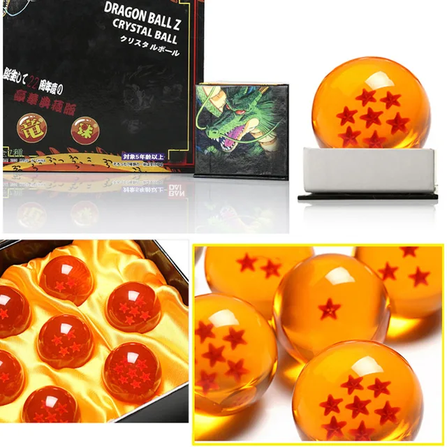Esferas do Dragão Dragon Ball Z - Conjunto com 3 Tamanhos Selecionáveis