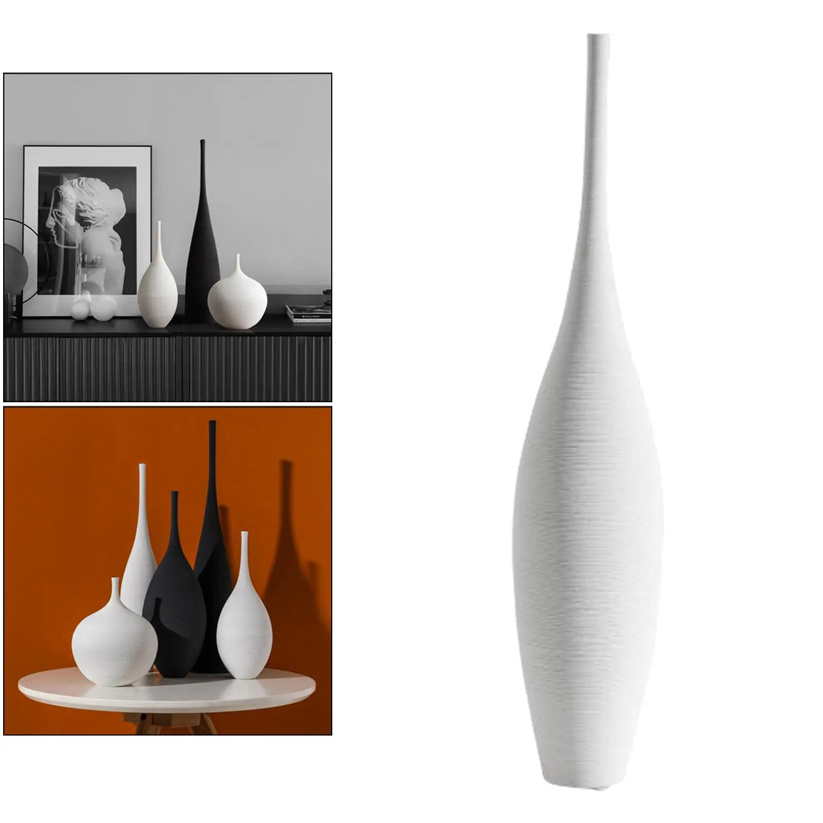 Ceramic Flower Vase Nordic Zen Decoration Bud Vase Centerpiece Home Decor