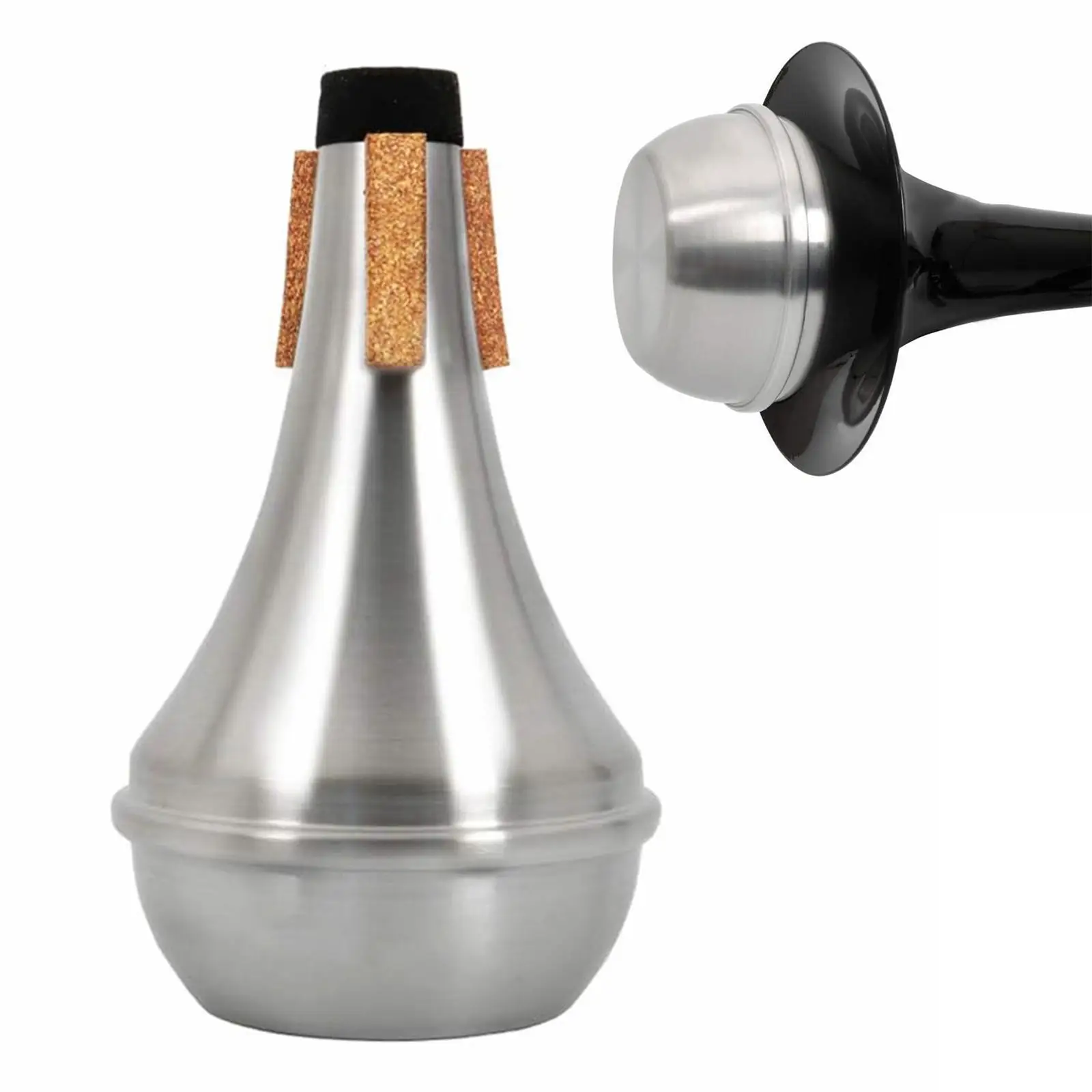 Lightweight Rhythm Trumpet Mute Aluminum Practice Trumpet Mute for Beginners