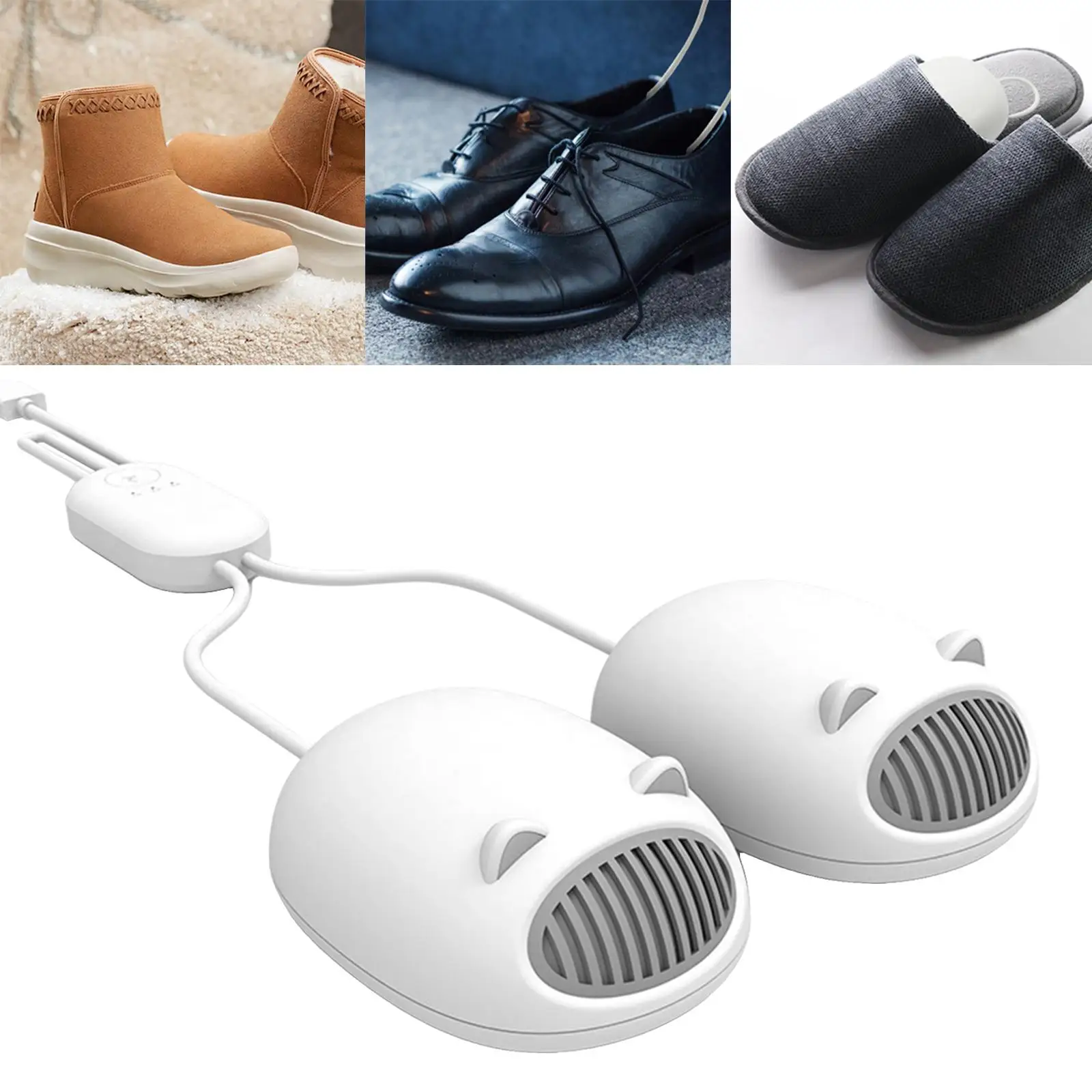 Portable Boot Shoe Dryer Fast Dryer Eliminate Bad Odor Household No Noise Length Adjustable Mini Socks Shoes Gloves Hats