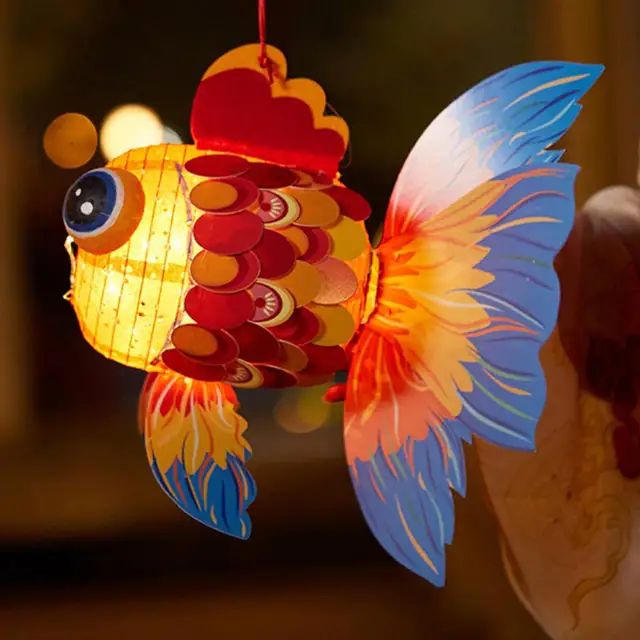Lanterne Magique Artisanale thème Poissons fabriquée en France