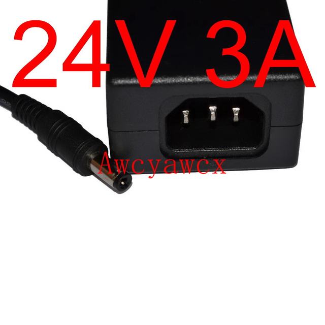 24V 3A 3000mA AC/DC 充電アダプタ電源電源コードロジクール