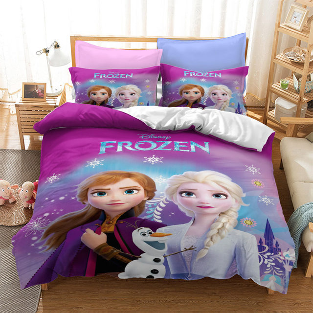 Disney Frozen 2 Twin Quilt Comforter Sham Set With Bonus Throw Pillow online Elsa Anna