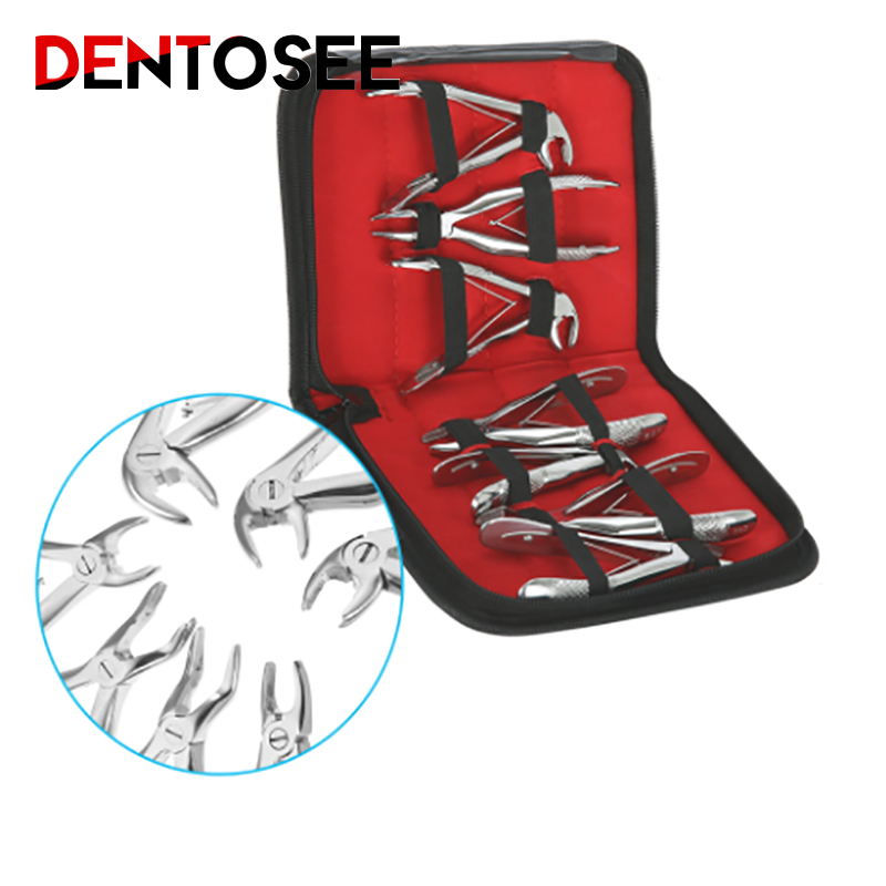 Best of Dental Forceps Tooth Extraction Forcep Pliers Kit 7pcs For Child&10pcs For Adult Stainless Steel Orthodontic Dental Tools Reviews & Tips - Image 2