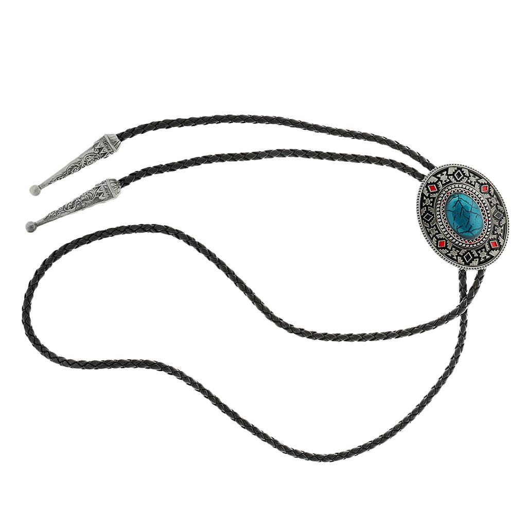 Retro Men Male Bolo Tie  Indian   Rodeo Western Cowboy