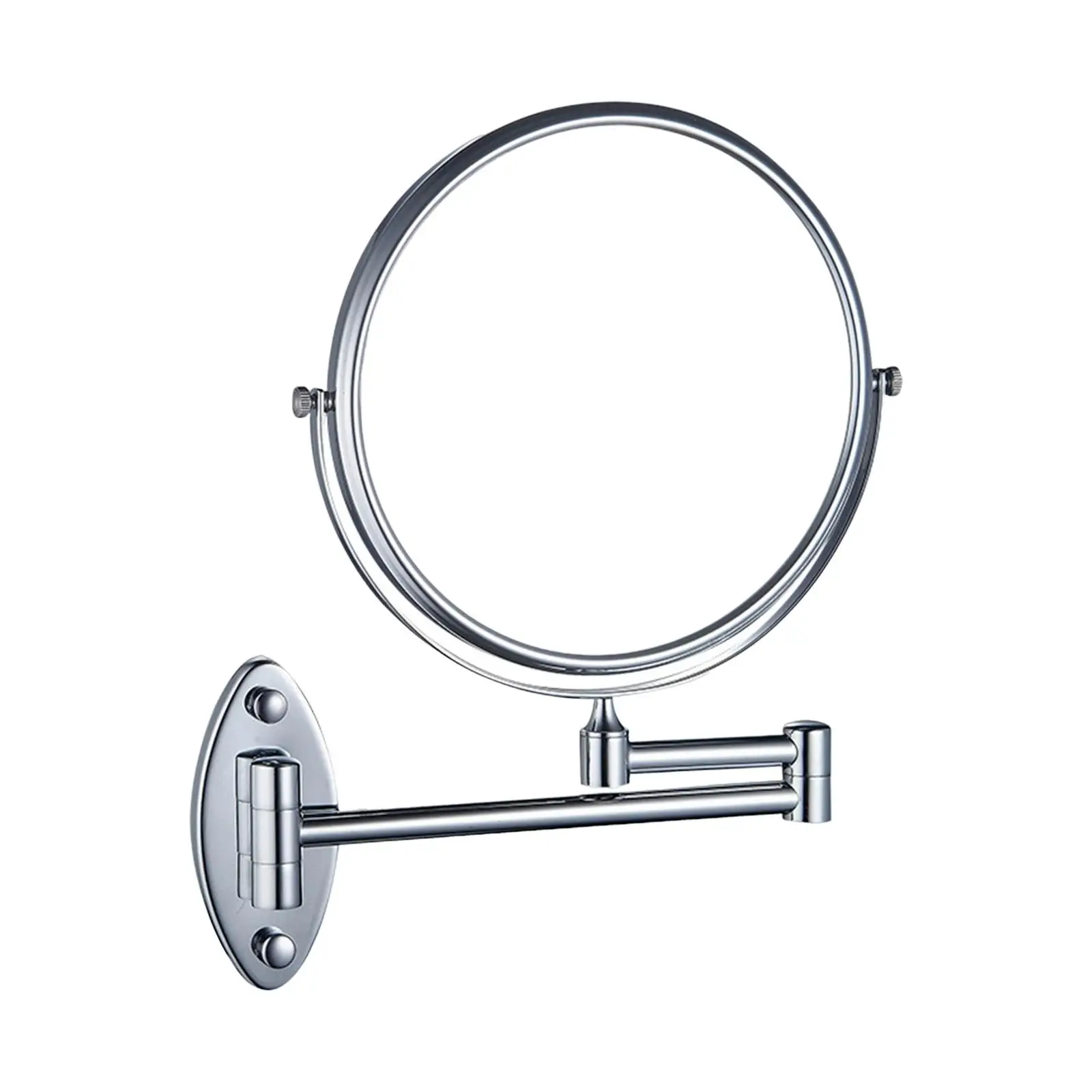 8 Inches Wall Mounted Makeup Shaving Cosmetic Rotating 3x Magnification Anti  Shaving Mirrors for Bathroom Hotel