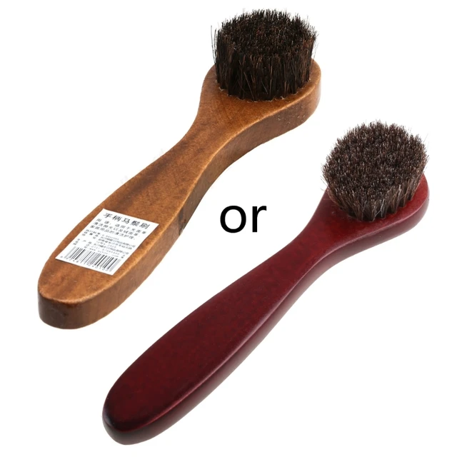 2 x 6 Row Horse Hair Bristle and Wood Handle Applicator Brush