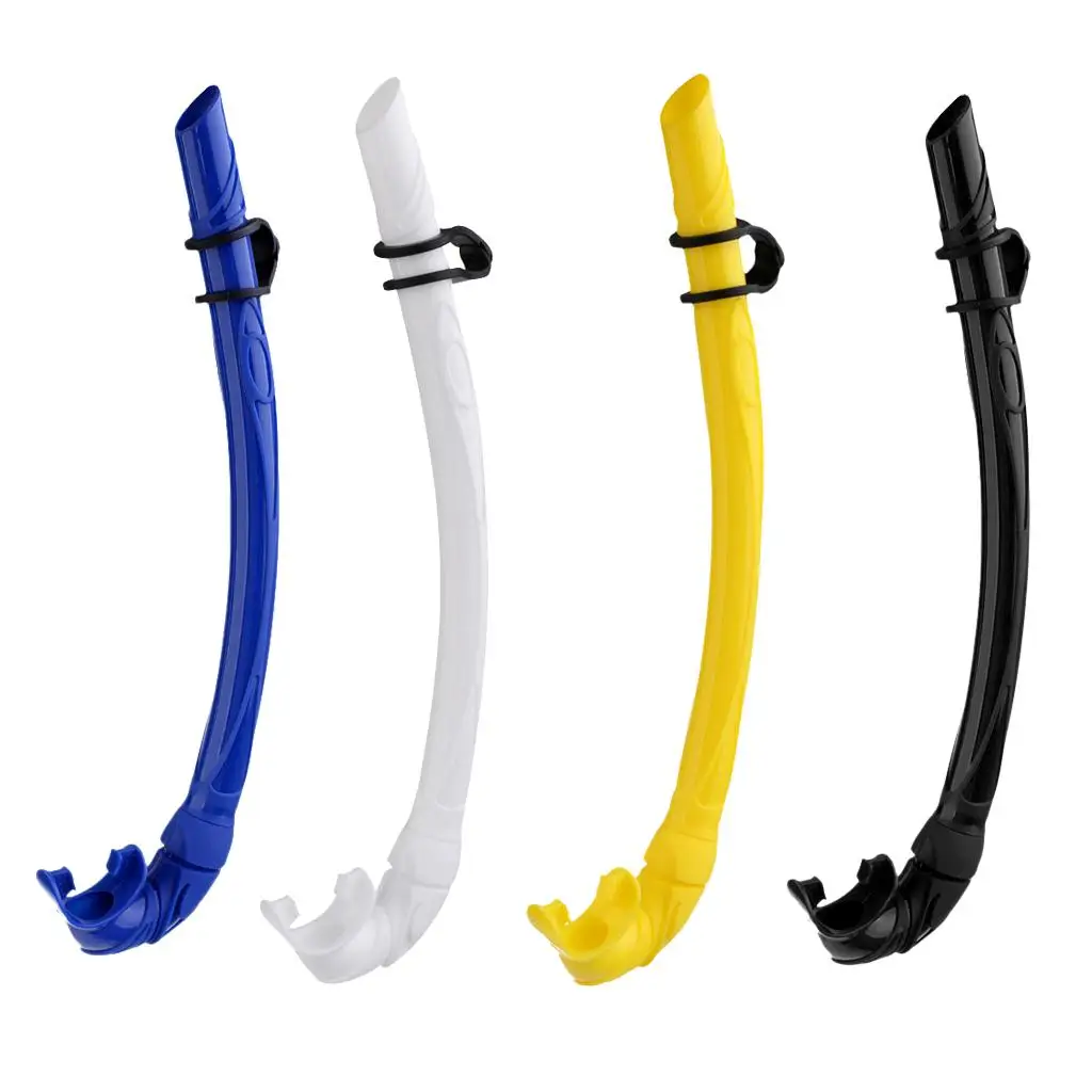 Silicone Folding Roll Up Full Wet Snorkel for Underwater Scuba Diving Snorkeling