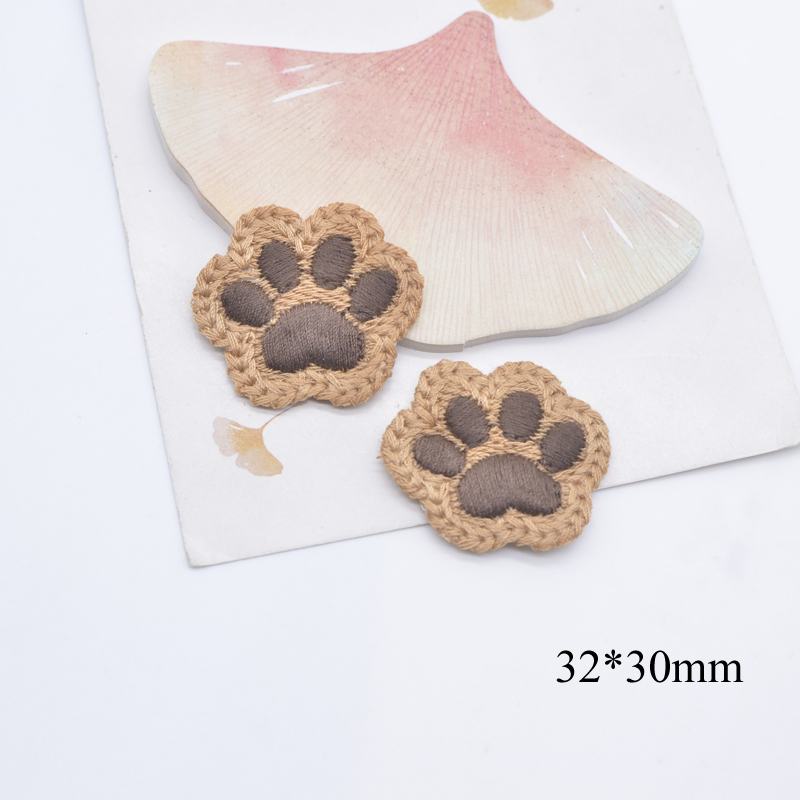 10 Stück Cartoon-Bärenpfoten-Applikationen für DIY Babykleidung, Hüte, Schuhe, Näh-Patches, Kopfbedeckungen, Haarschleifen, Clips, Deko-Accessoires – Detail 4