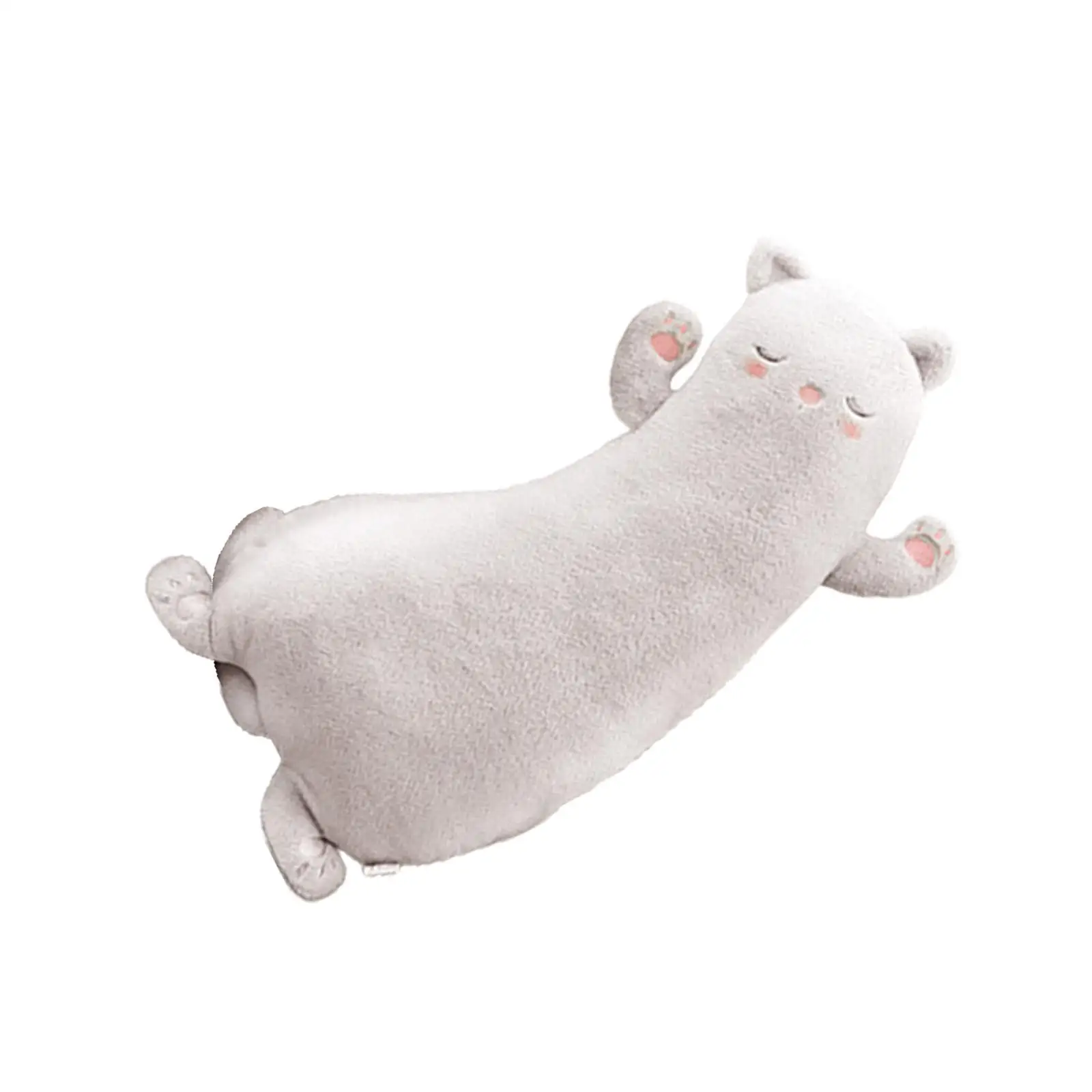 Cute Cat Plush Pillow Sleeping Accompany Toy for Couch Living Room Children